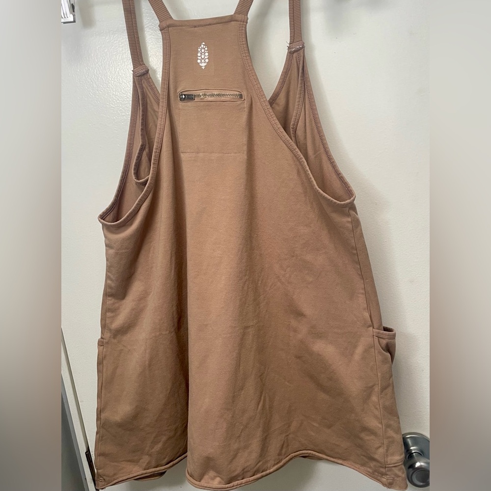 Free People Hot Shot Mini Dress in Mocha Latte Tan size Medium NWOT - Picture 11 of 11